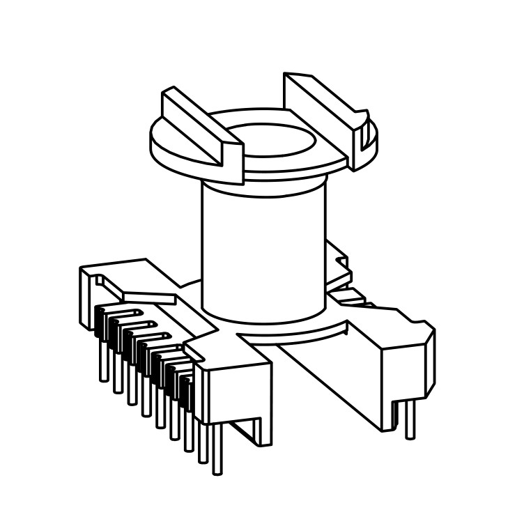 er28变压器骨架erl28电木骨架ec28高频骨架卧式骨架yt2833